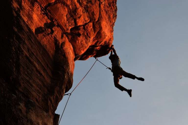 Rock climbing benefits on mental health