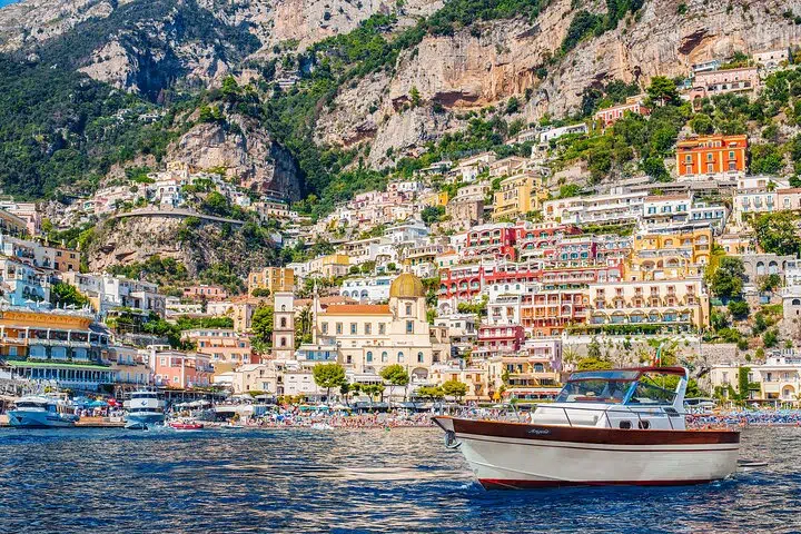 Small-group boat on the Amalfi Coast