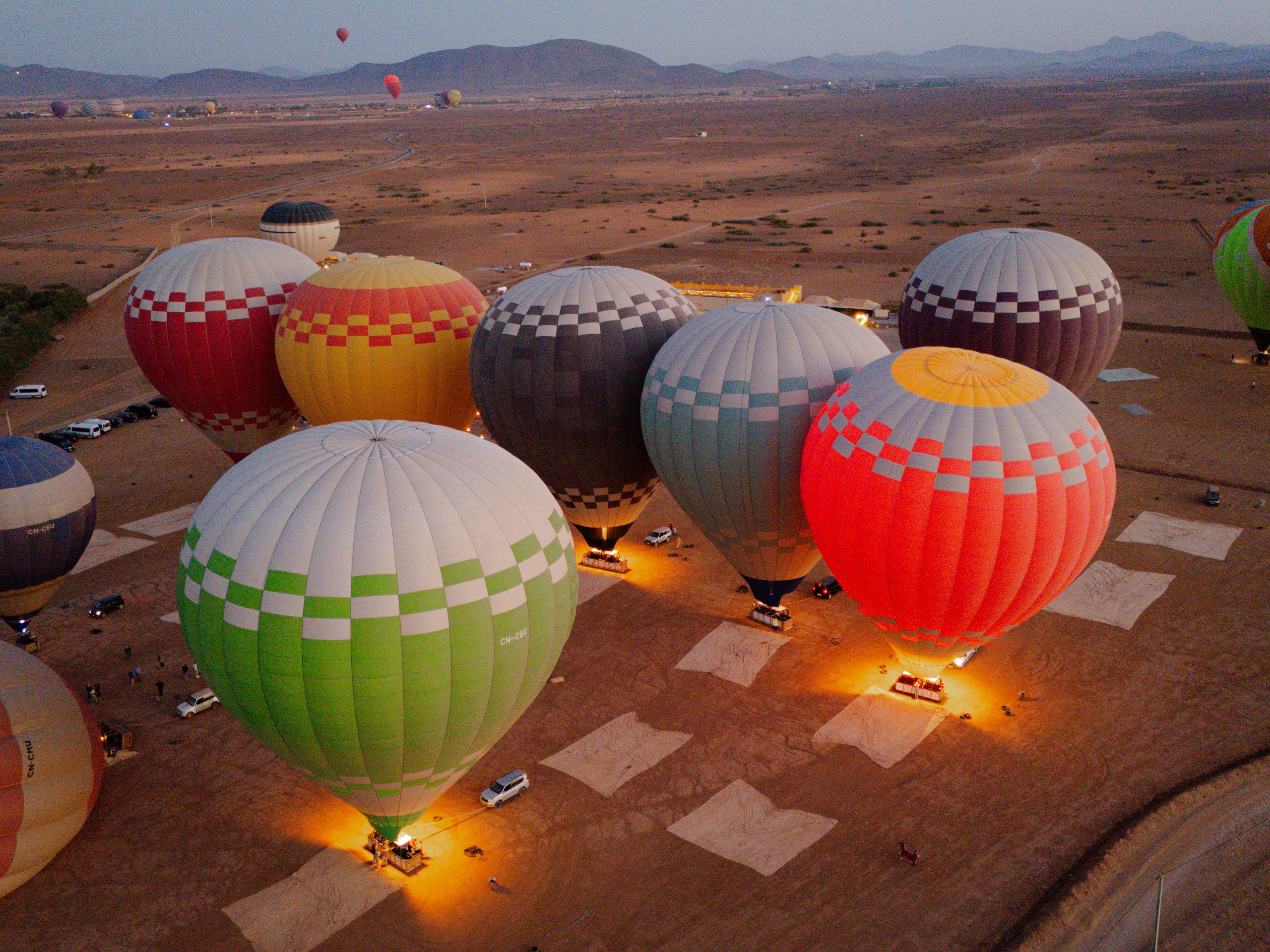 Premium Marrakech Desert Morning: Hot Air Balloon Flight, Quad Adventure & Camel Trek